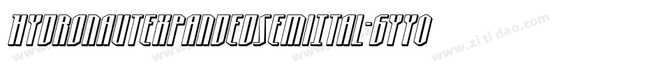 HydronautExpandedSemiItal-6YY0A字体转换 HydronautExpandedSemiItal-6YY0A字体转换