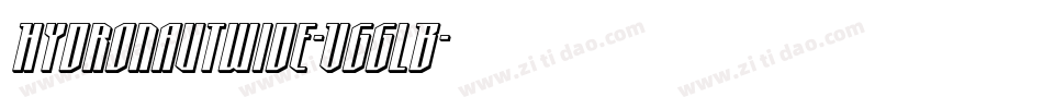 HydronautWide-VGGlB字体转换