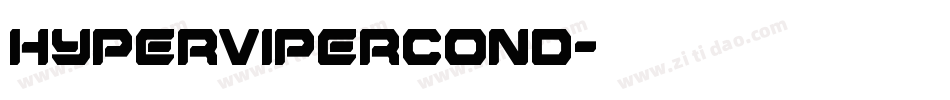 hypervipercond字体转换