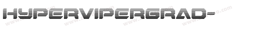 hypervipergrad字体转换