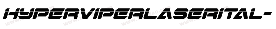 hyperviperlaserital字体转换