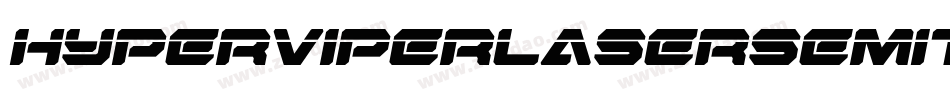hyperviperlasersemital字体转换