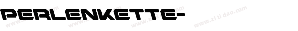 Perlenkette字体转换