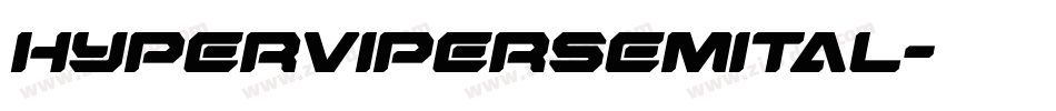 hypervipersemital字体转换