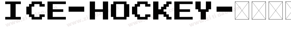 ice-hockey字体转换