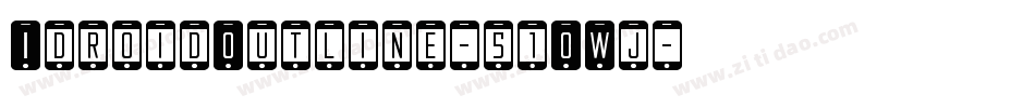 IdroidOutline-51OWj字体转换