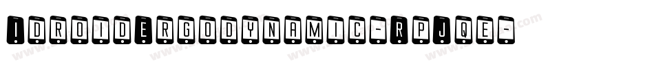 IdroidErgodynamic-RpJqe字体转换