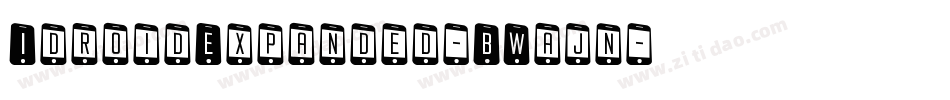 IdroidExpanded-BWajn字体转换