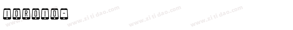 idroid字体转换