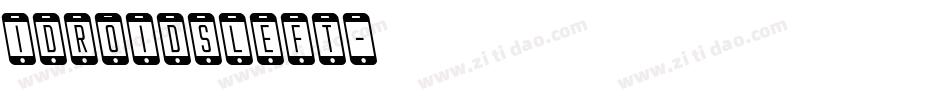 idroidsleft字体转换