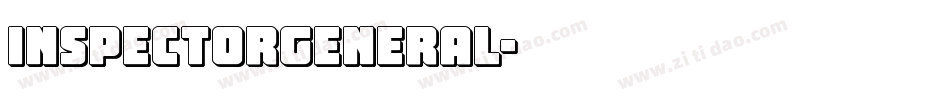inspectorgeneral字体转换