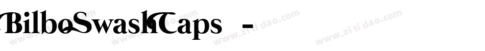 BilboSwashCaps手机版字体转换