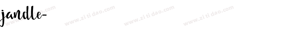 jandle字体转换
