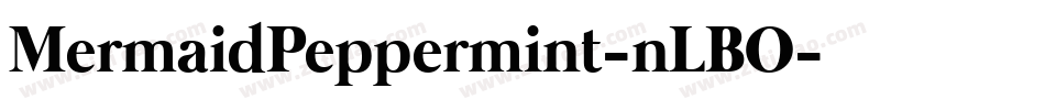 MermaidPeppermint-nLBO字体转换