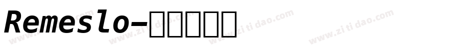 Remeslo字体转换
