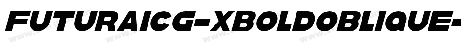 FuturaICG-XBoldOblique字体转换