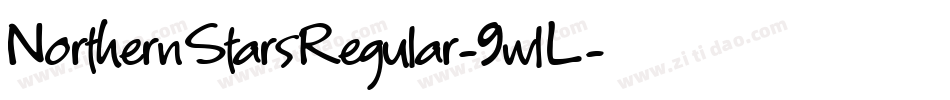 NorthernStarsRegular-9wlL字体转换