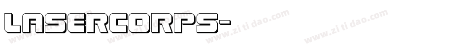 lasercorps字体转换