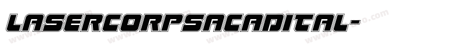 lasercorpsacadital字体转换