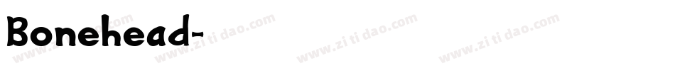 Bonehead字体转换