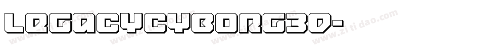 legacycyborg3d字体转换