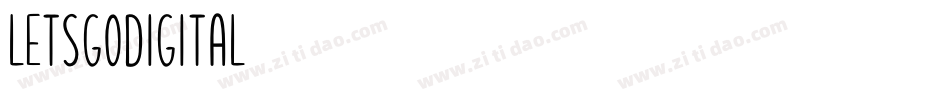 letsgodigital字体转换