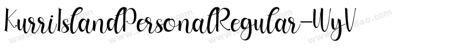 KurriIslandPersonalRegular-WyVaV字体转换