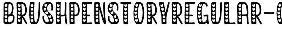 BrushpenStoryRegular-ORK8字体转换