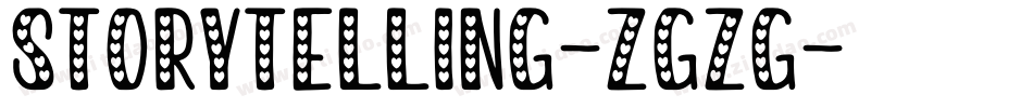StoryTelling-zGzG字体转换