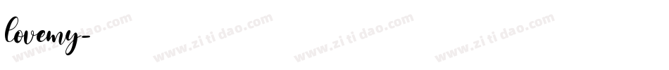 lovemy字体转换