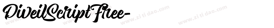 DiveilScriptFree字体转换