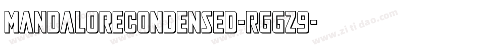 MandaloreCondensed-rggz9字体转换