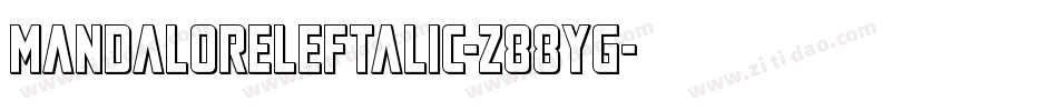 MandaloreLeftalic-z88YG字体转换
