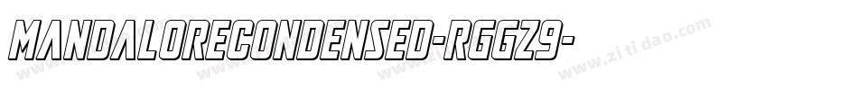 MandaloreCondensed-rggz9字体转换