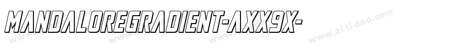 MandaloreGradient-axx9x字体转换