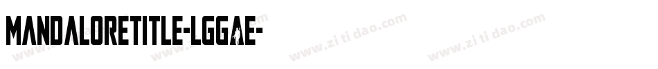 MandaloreTitle-lggAe字体转换