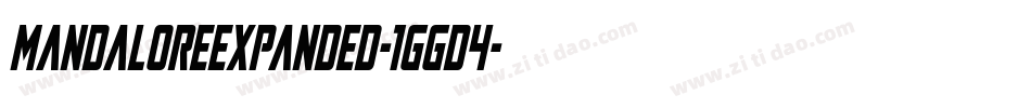 MandaloreExpanded-1GGd4字体转换