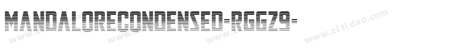 MandaloreCondensed-rggz9字体转换