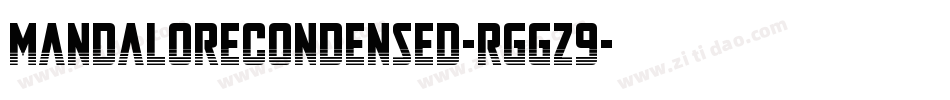 MandaloreCondensed-rggz9字体转换