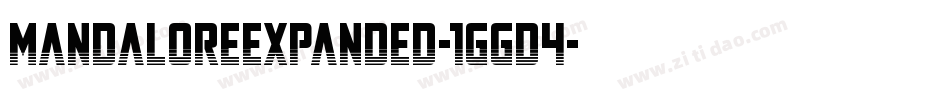 MandaloreExpanded-1GGd4字体转换