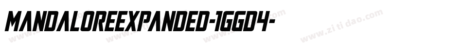 MandaloreExpanded-1GGd4字体转换