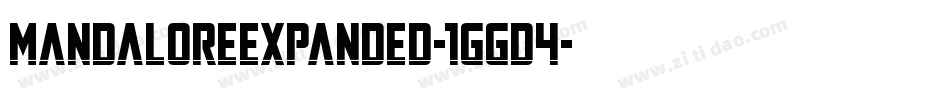 MandaloreExpanded-1GGd4字体转换