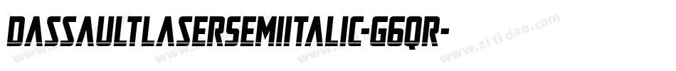 DassaultLaserSemiItalic-g6qR字体转换