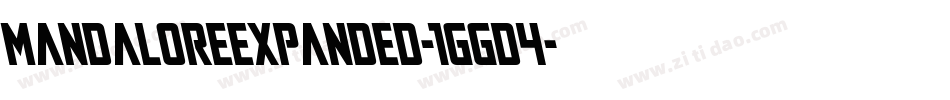 MandaloreExpanded-1GGd4字体转换