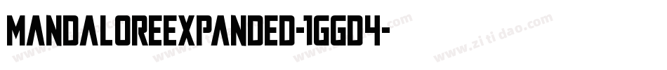 MandaloreExpanded-1GGd4字体转换
