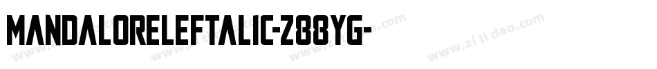 MandaloreLeftalic-z88YG字体转换