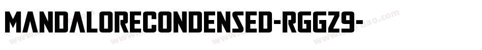 MandaloreCondensed-rggz9字体转换