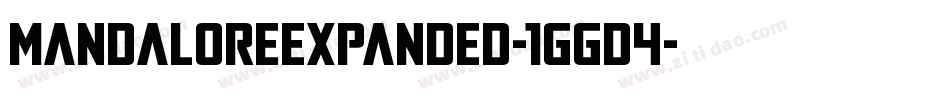 MandaloreExpanded-1GGd4字体转换