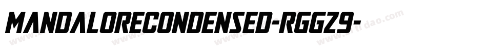 MandaloreCondensed-rggz9字体转换