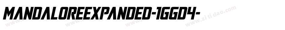 MandaloreExpanded-1GGd4字体转换